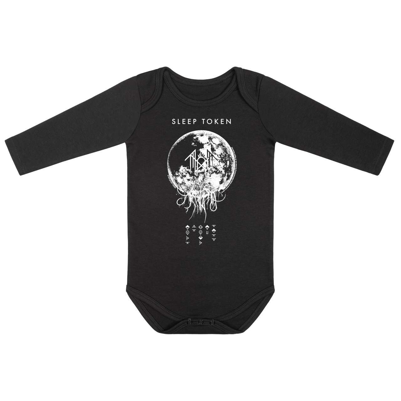 Metal Kids Langarmbody mit Sleep Token (Back to Eden) Aufdruck für Babys (0–24 M)