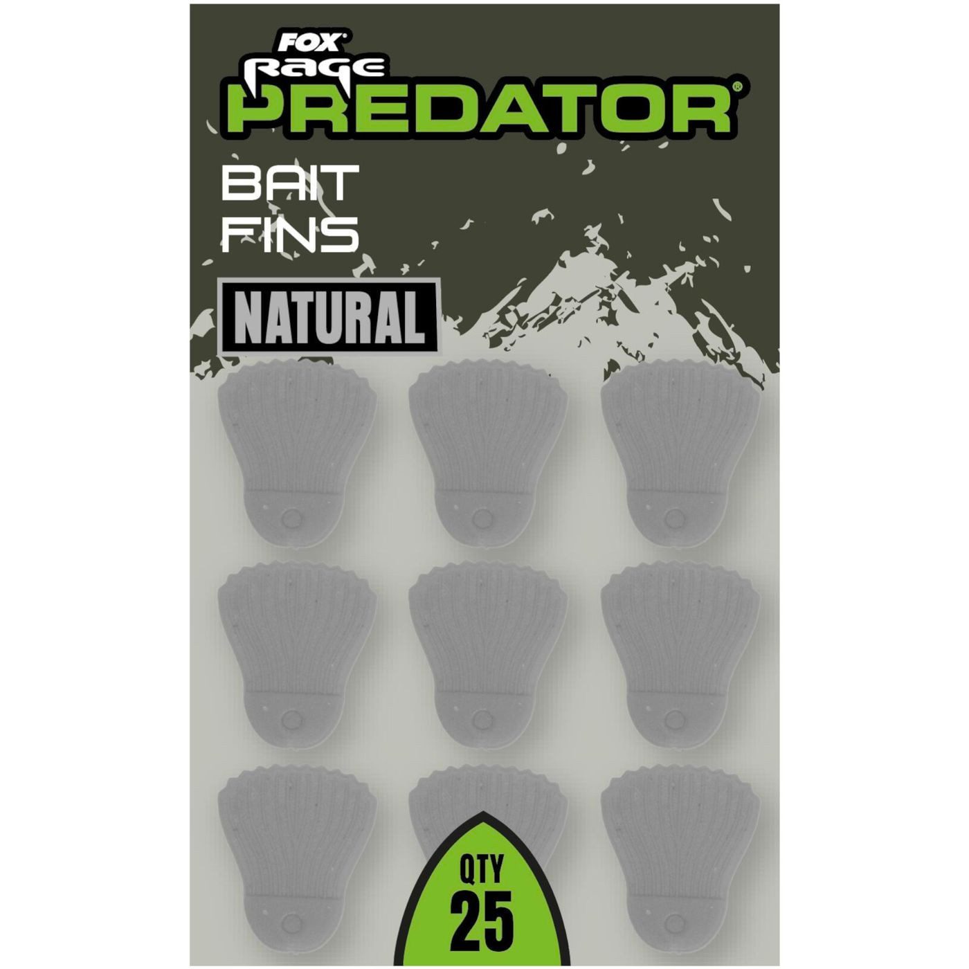 Kunstköder Fox Rage Predator Bait Fins Natural - 25 künstliche Fischflossen