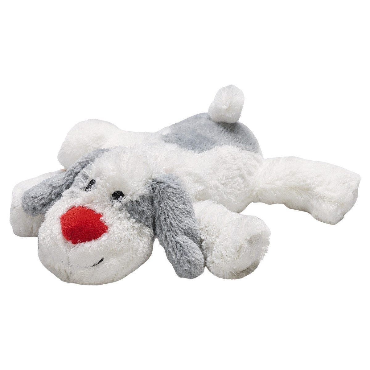 Beeztees Tierkuscheltier Kuschelspielzeug Ties weiß für Hunde