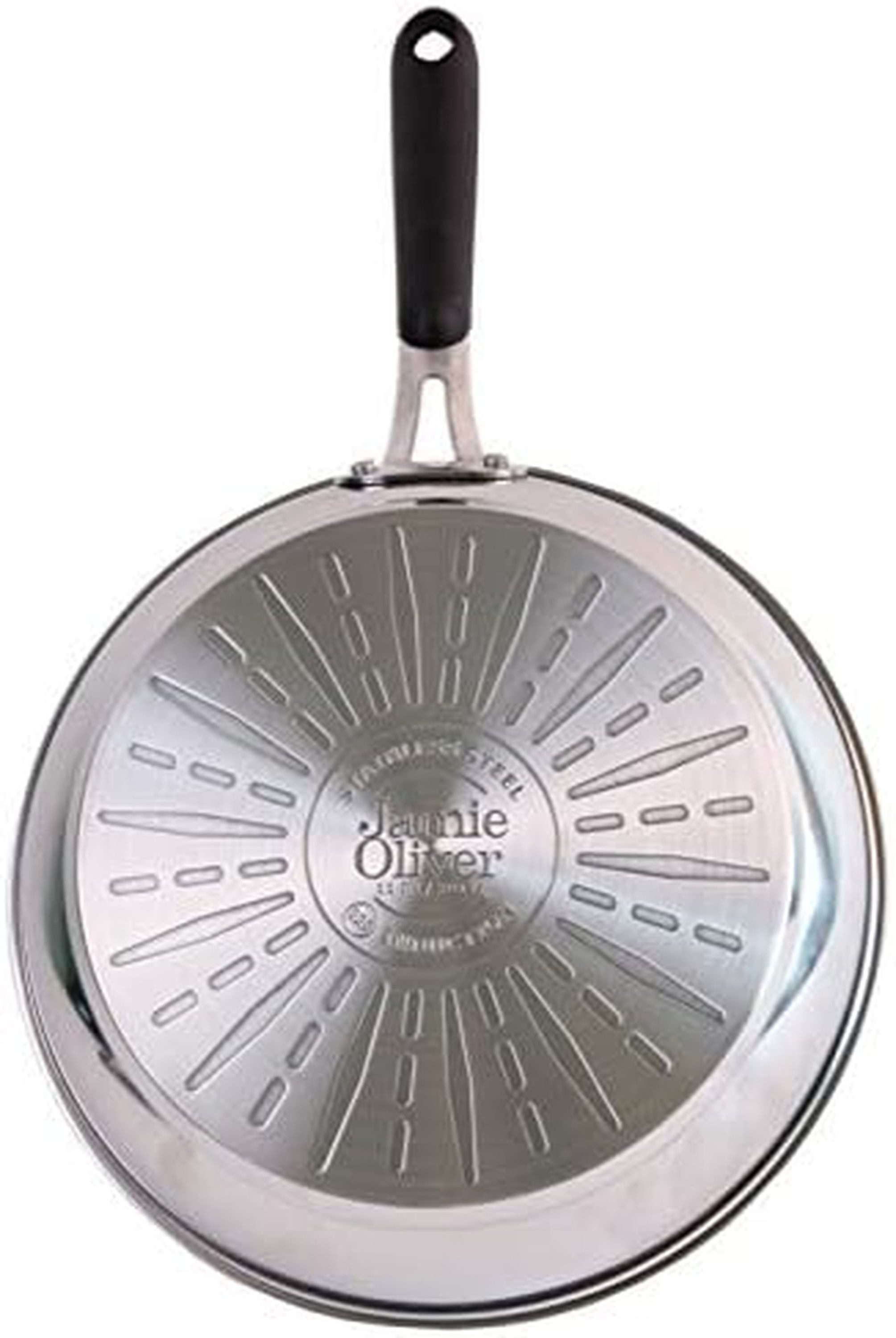 Tefal Wok Tefal Jamie Oliver Wok 28cm Edelstahl Antihaft Induktion, Edelstahl