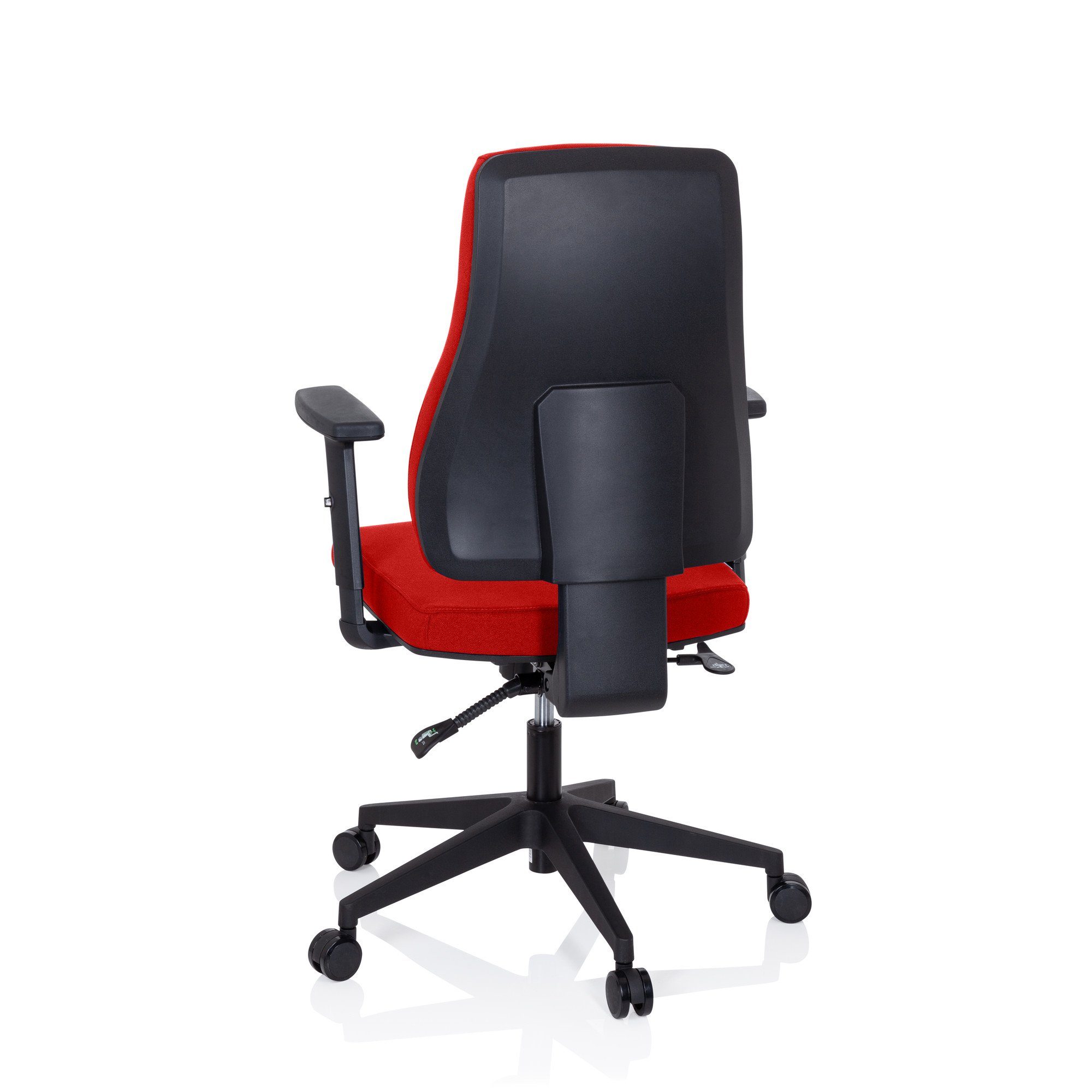 Drehstuhl Profi ergonomisch Rot Bürostuhl St), MATHES Schreibtischstuhl (1 OFFICE hjh Stoff