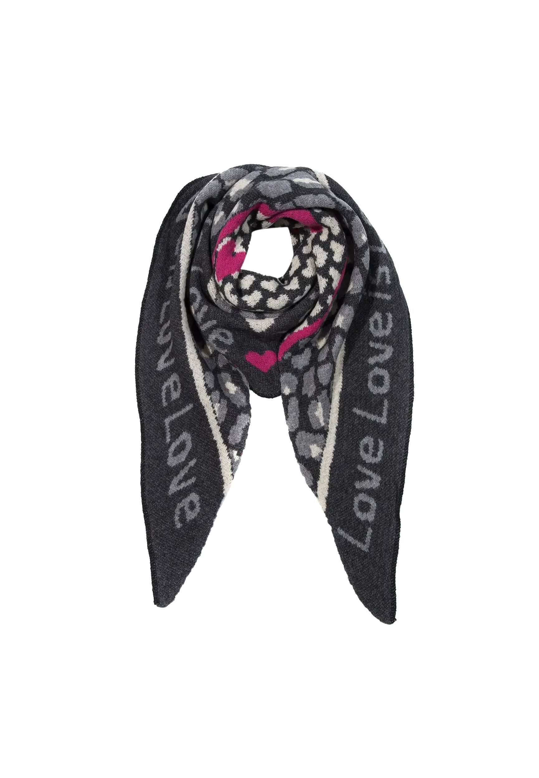 Faera Modeschal Animal Love Dreieckstuch elastischer Strick Leo Muster, 814 günstig online kaufen