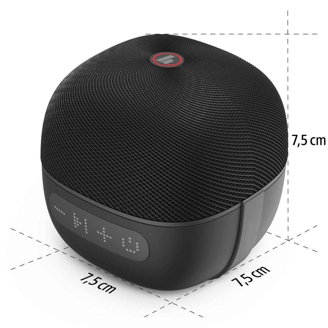 Hama Handlicher Bluetooth®Lautsprecher "Cube 2.0", Laufzeit Bluetooth-Lautsprecher Bluetooth, AVRCP HFP) Akku 10h (A2DP 4 W, Bluetooth, schwarz