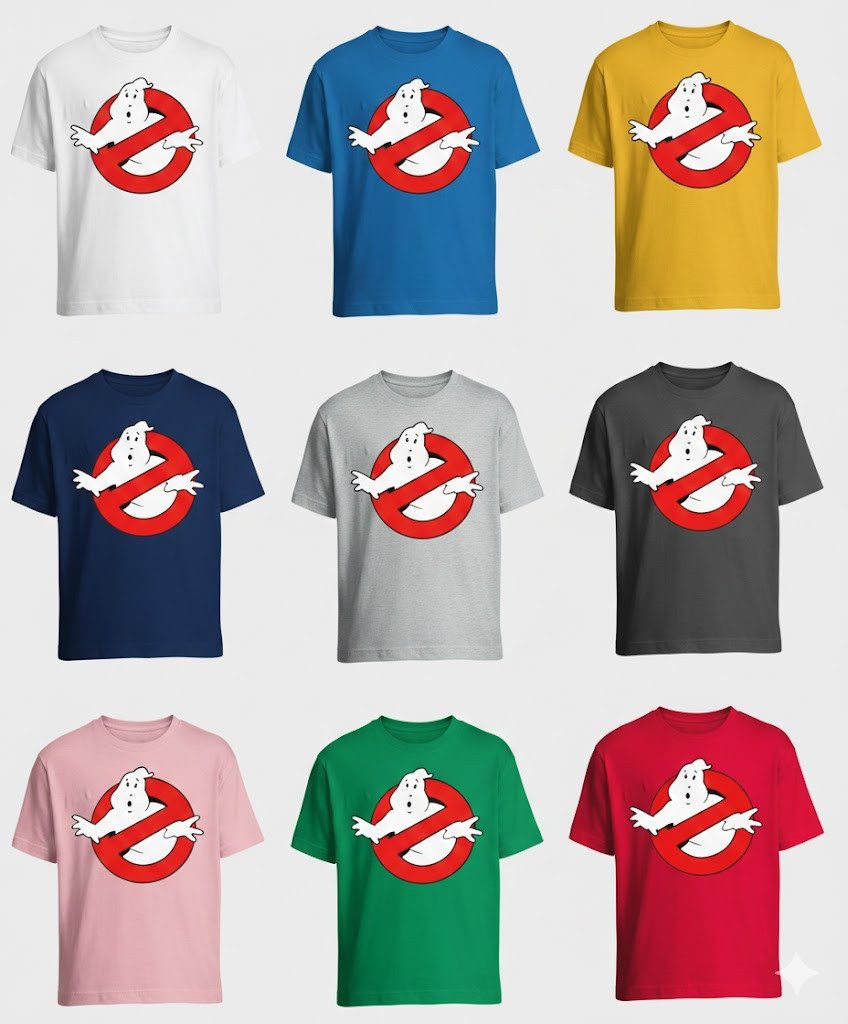 Blondie & Brownie T-Shirt Kinder Jungen & Mädchen Ghostbusters Ghost Geister Geisterjäger in vielen Farben – Bild 4 von 5