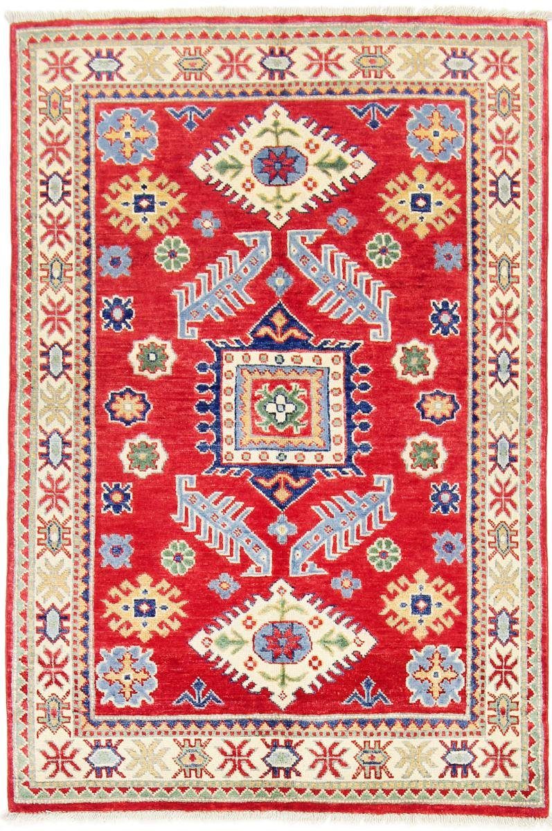 Orientteppich Kazak 97x151 Handgeknüpfter Orientteppich, Nain Trading, rechteckig, Höhe: 5 mm