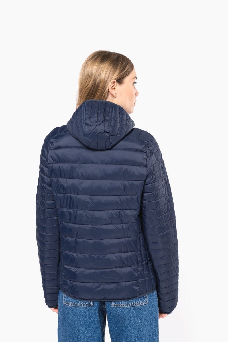 Kariban Outdoorjacke Leichte Damen-Steppjacke mit Kapuze günstig online kaufen