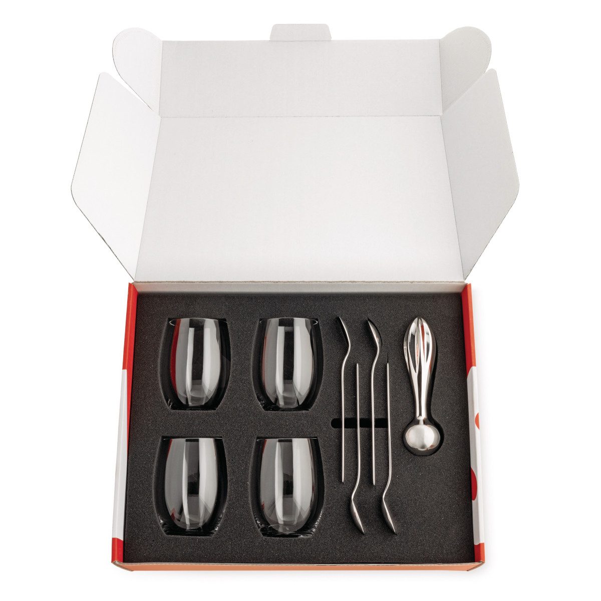 Alessi Cocktail-Set Geschenkset Bar Cocktail-Mixer