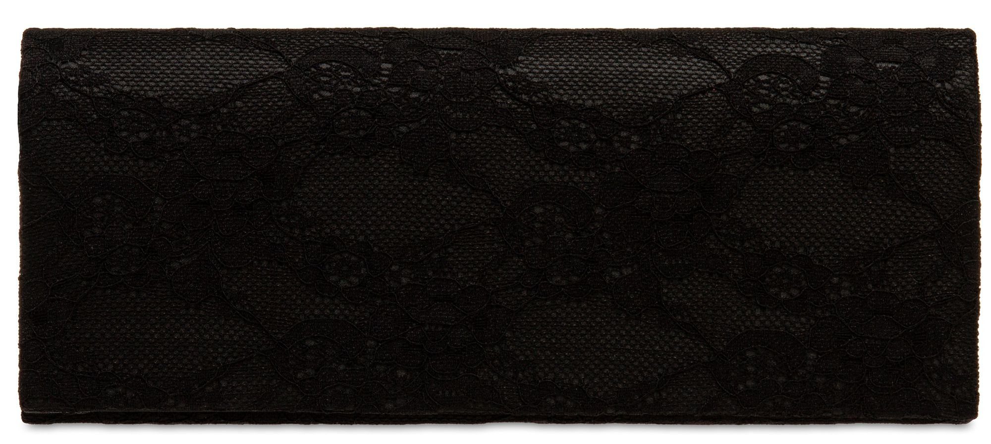 Caspar Clutch TA532 elegante Damen Clutch Tasche Abendtasche mit Spitze