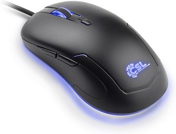 TECKNET Morpheus - Gaming Tastatur- und Maus-Set, Beleuchtete Tastatur und programmierbare Maus für maximale Leistung
