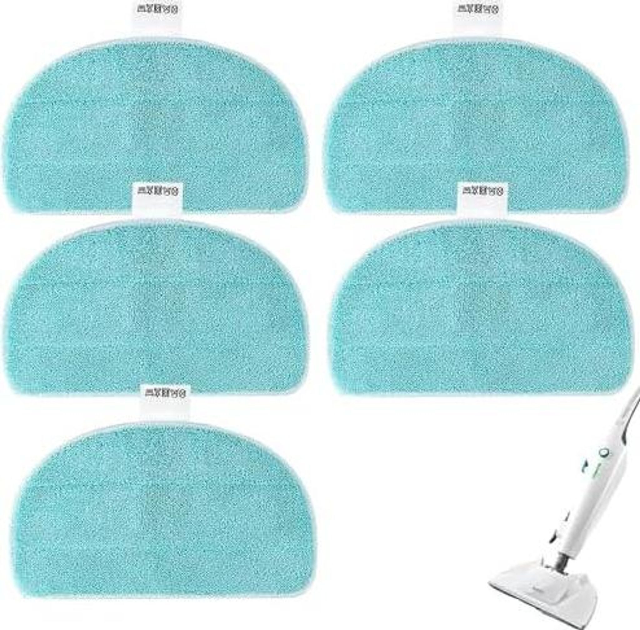 FELIXLEO Dampfreiniger 5 Ersatzpads Leifheit CleanTenso Power 2.0 Dampfreiniger