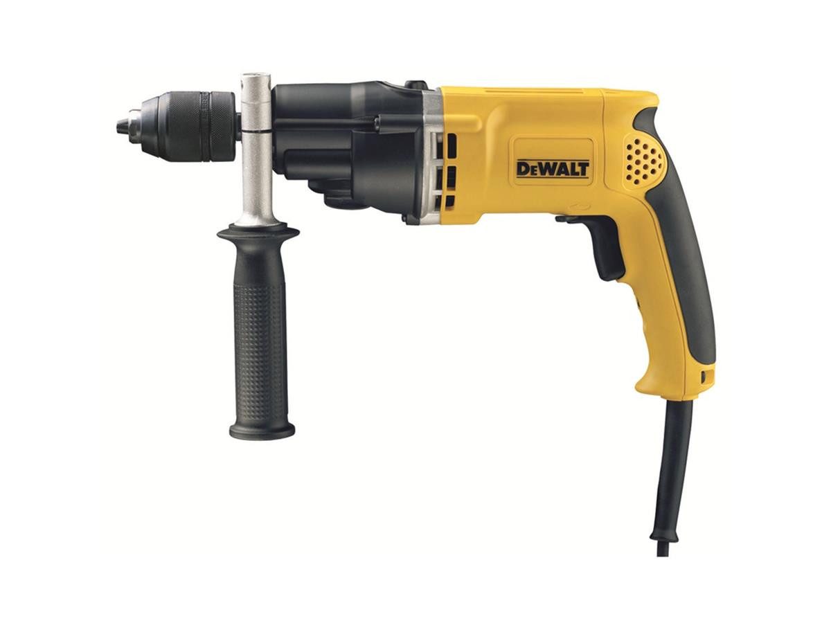 DeWalt Bohrmaschine 770Watt 2-Gang, max. 2700 U/min, mit Sicherheitskupplung & 13 mm Vollmetall-Schnellspann-Bohrfutter