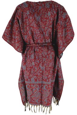 Guru-Shop Kimono Flauschiger Kimono Mantel, Kimonokleid, Kaftan,.., alternative Bekleidung