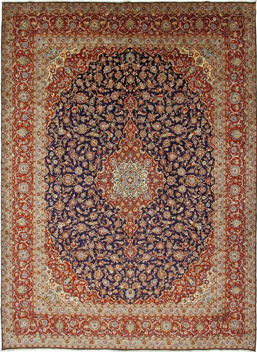 Orientteppich Keshan Kork 309x425 Handgeknüpfter Orientteppich / Perserteppich, Nain Trading, rechteckig, Höhe: 12 mm