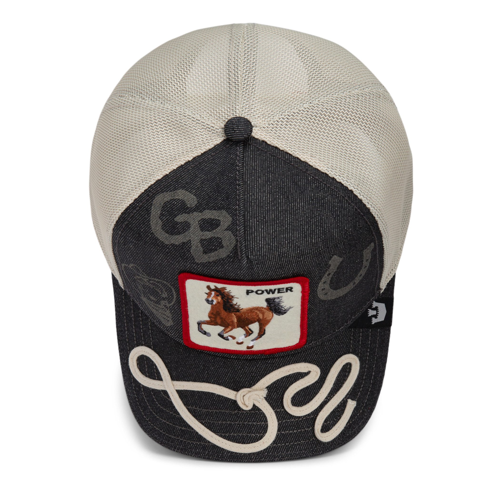 GOORIN Bros. Trucker Cap Goorin Bros. OG Trucker Cap Horse Play Full Throttle Navy (Basecap, Basecap, Meshcap, Trucker Kappe) Lasso auf dem Schirm