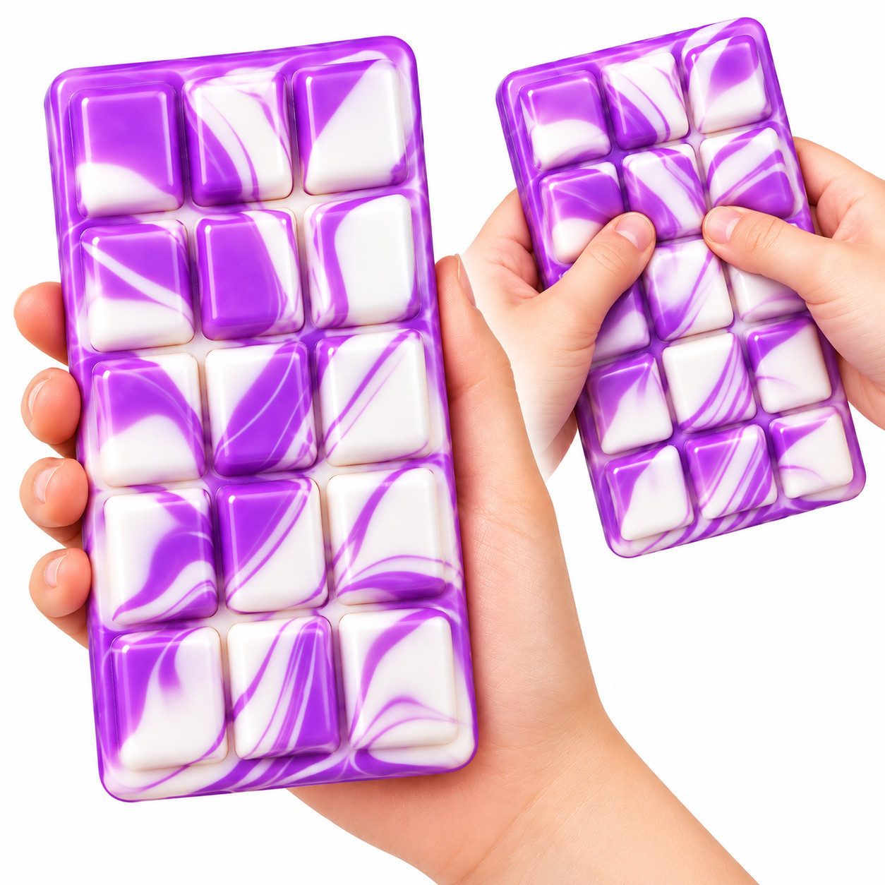 Candy & Bar Greifling Squishy Schokoladentafel – weiches Fidget Toy in verschiedenen Farben