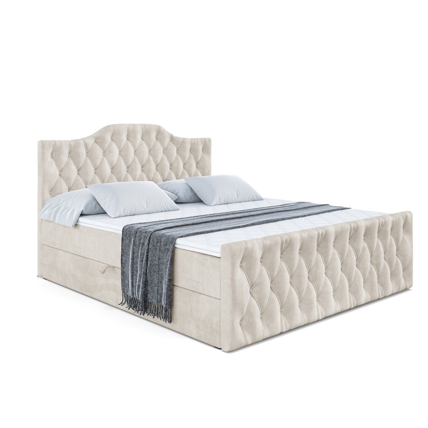 ALTDECOR Boxbett VILA-1-Z (Multipocket-Matratze H4, H3 günstig online kaufen