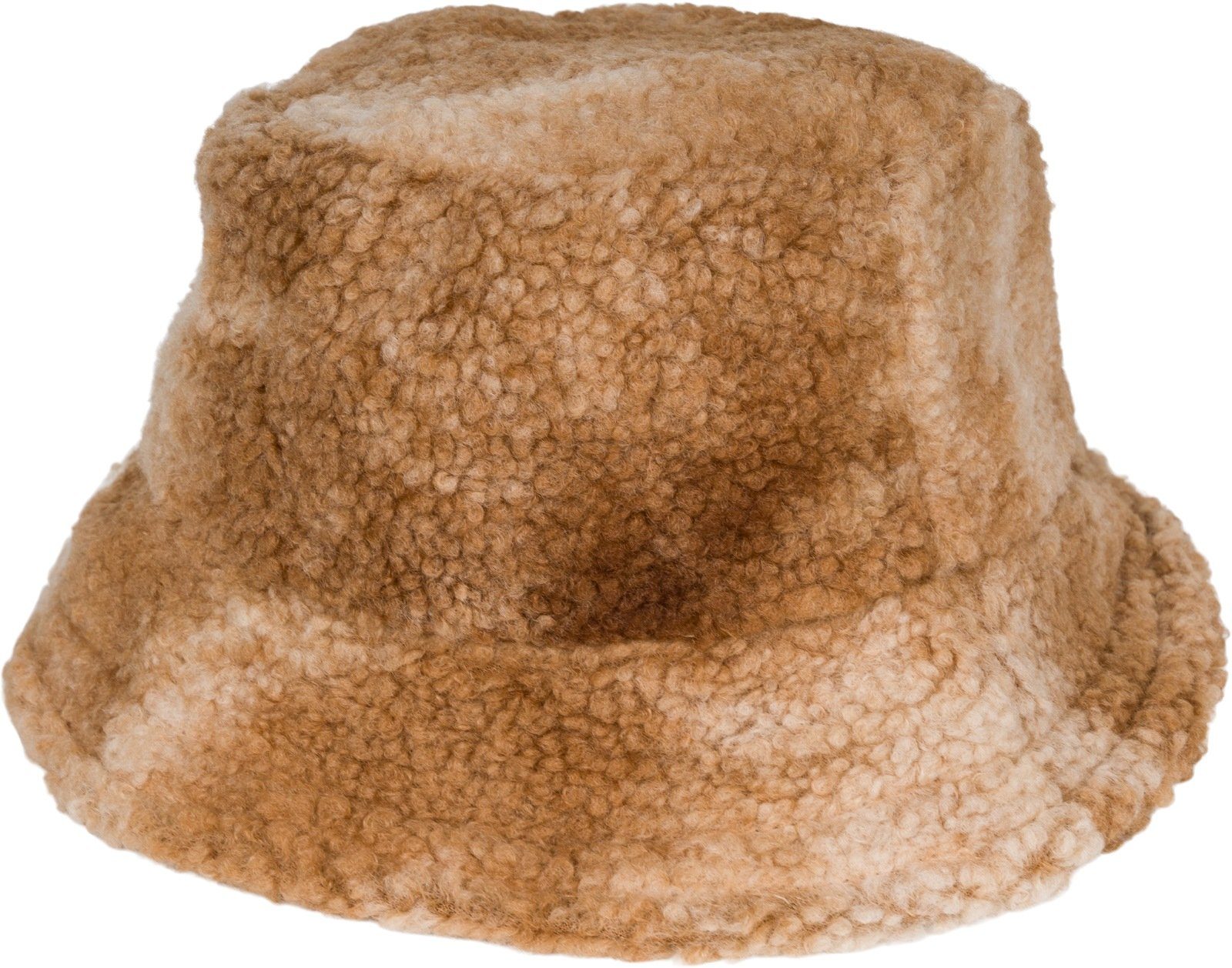 styleBREAKER Fischerhut Teddyfell Fischerhut Ombré (1-St)
