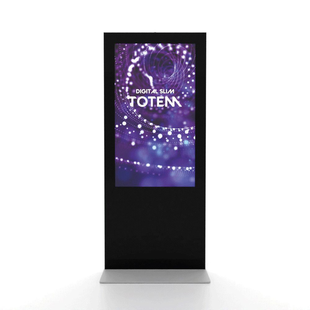 Showdown Displays Einzelrahmen Showdown Displays Digitale Infostele Slim mit Samsung-Bildschirm - 55, (1 St)