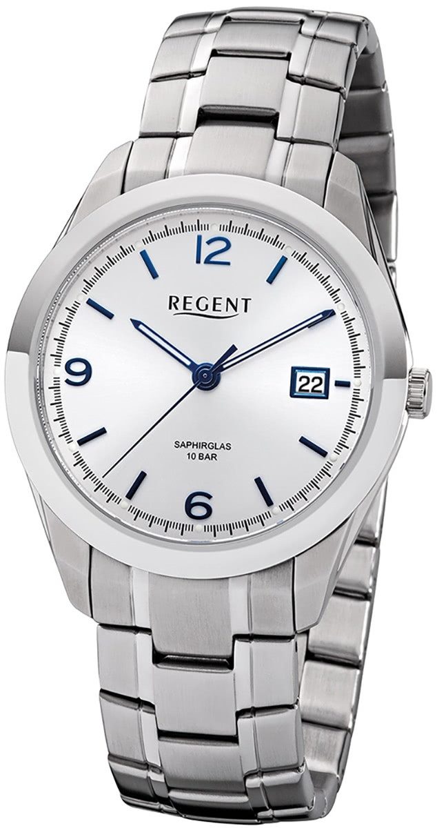 Quarzuhr Regent Herren Uhr F-1194 Metall Quarz