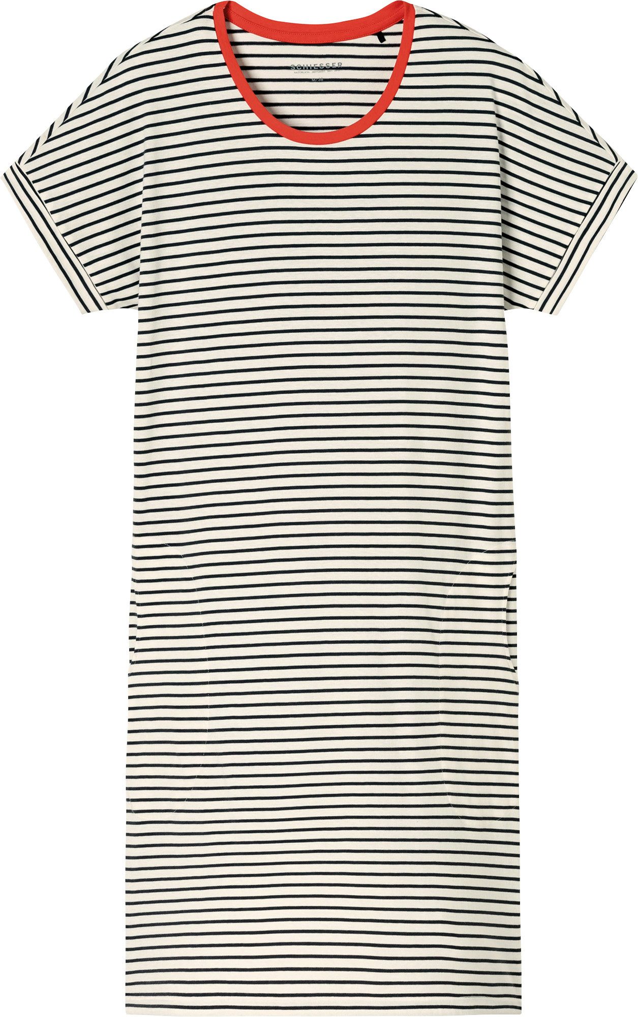 Schiesser Nachthemd Damen-Nachthemd Single-Jersey Streifen günstig online kaufen