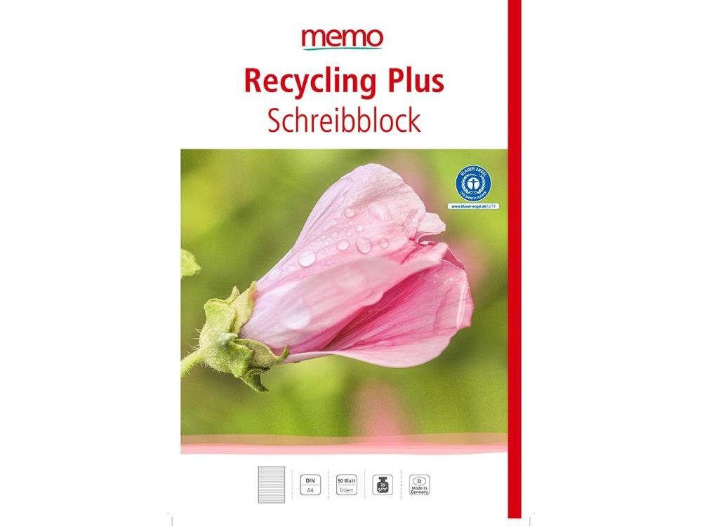 memo Notizblock memo Schreibblock DIN A4