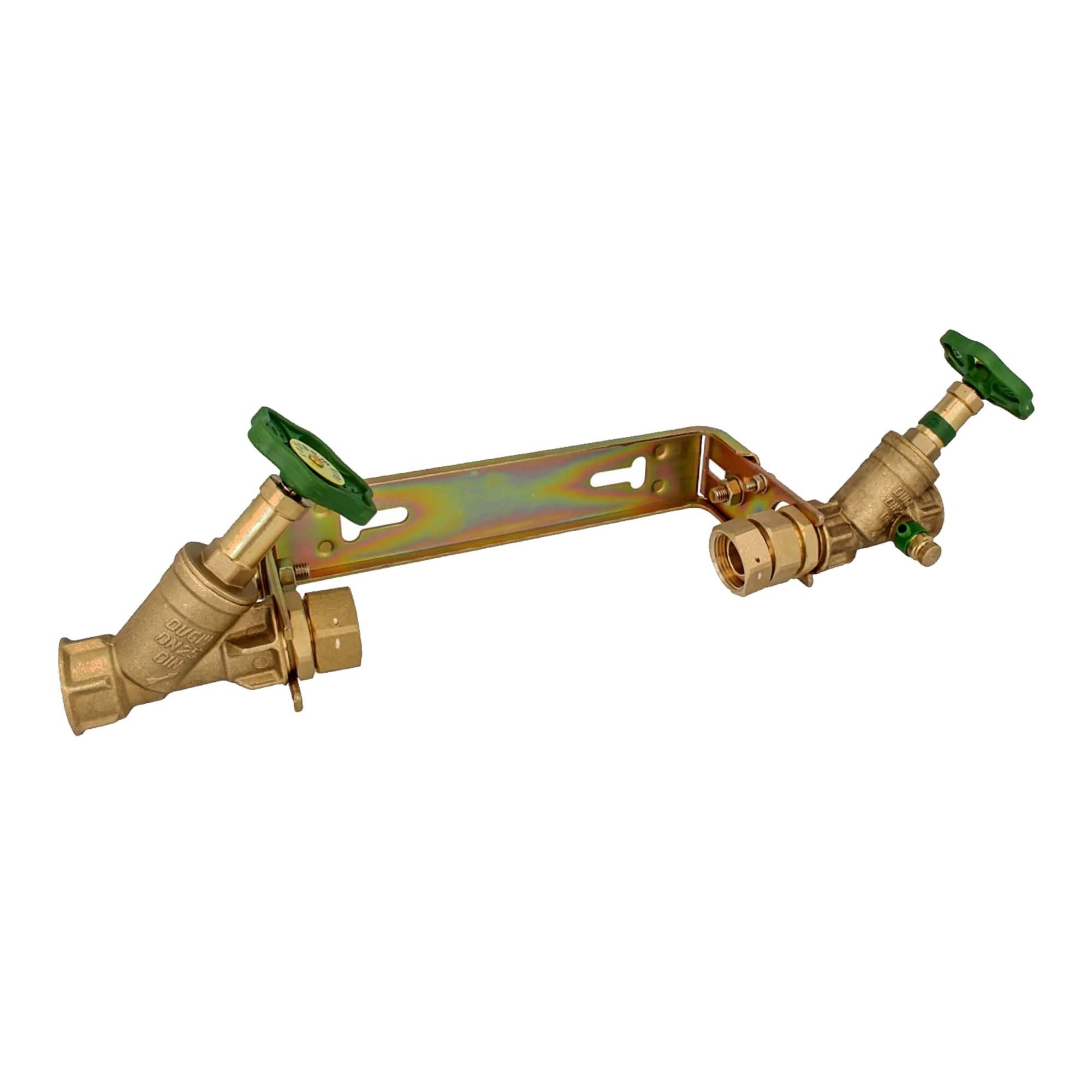 Schlösser Wasserzähler-Anschlussbügel Einbaugarnitur für Hauswasserzähler mit Baulänge 190/260 mm