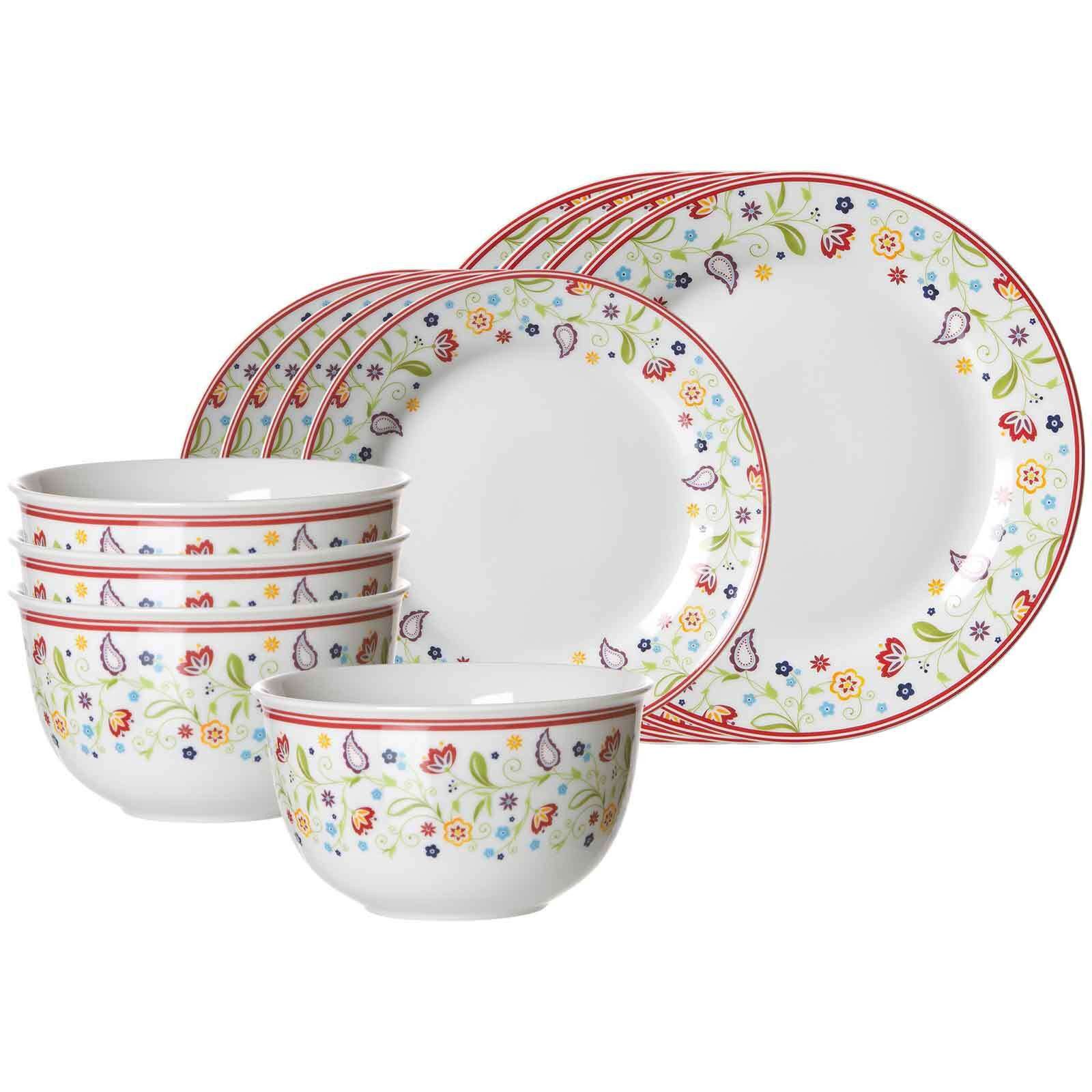 Ritzenhoff & Breker Kombiservice Shanti Basic-Set 12er Set (12-tlg), 4 Personen, Porzellan