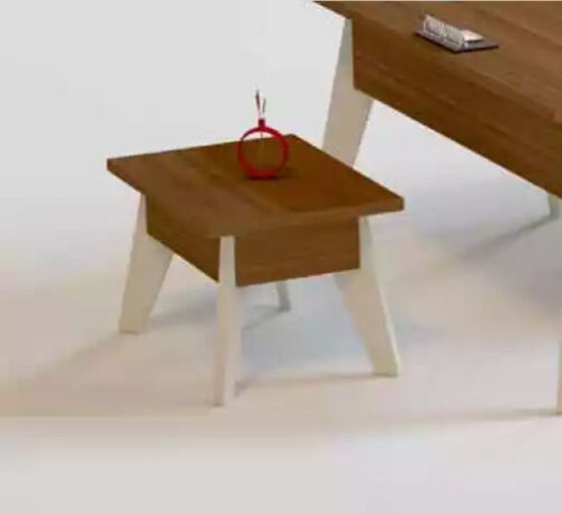 JVmoebel Couchtisch Moderner Couchtisch Büromöbel rechteckiger brauner Holztisch (1-St., 1x nur Couchtisch), Made in Europa