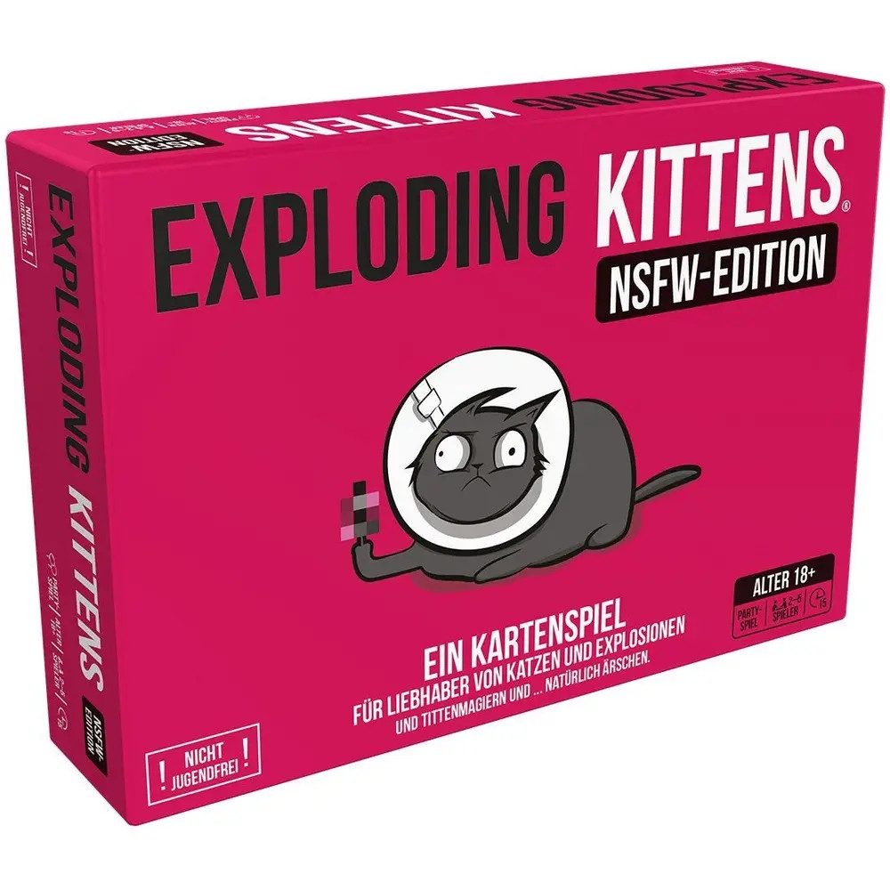 Asmodee Spielesammlung Exploding Kittens NSFW-Edition