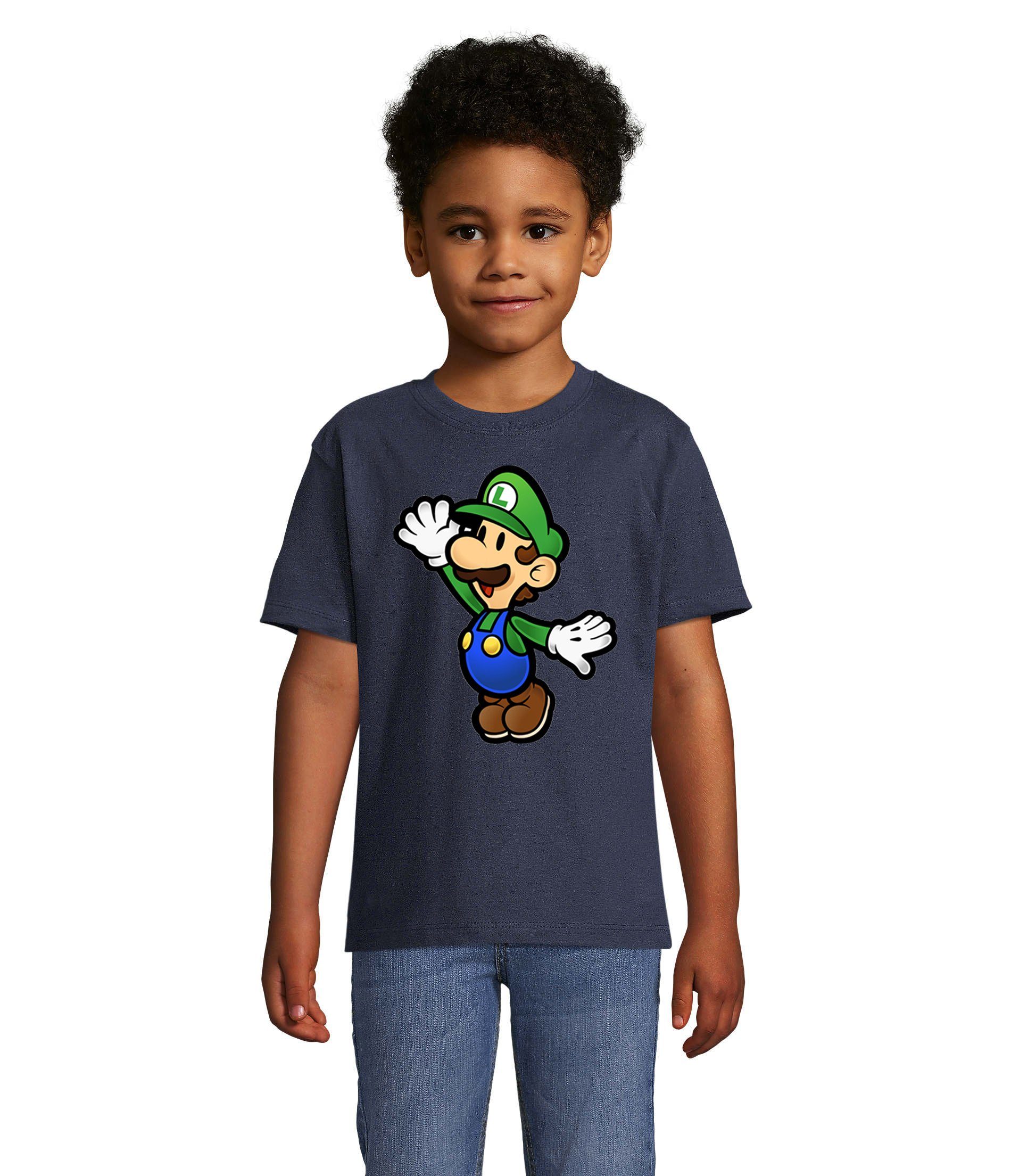 Blondie & Brownie T-Shirt Kinder Jungen & Mädchen Luigi Super Retro Konsole Mario Peach Yoshi in vielen Farben