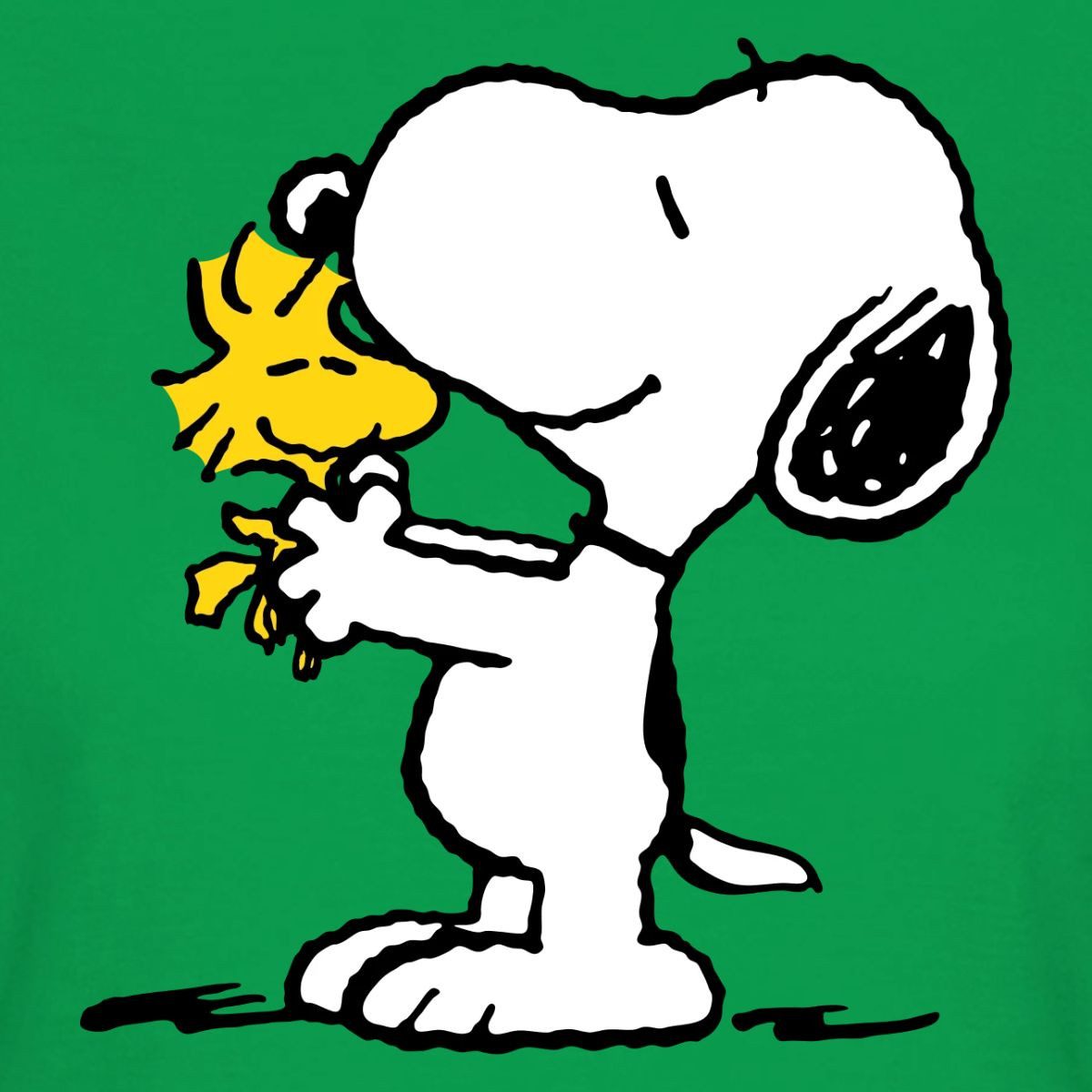Spreadshirt T-Shirt Peanuts Snoopy Und Woodstock Frauen T-Shirt (1-tlg) Slim Fit, fällt klein aus