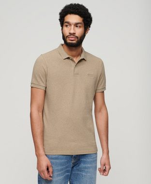 Superdry Poloshirt CLASSIC PIQUE POLO Tan Brown Fleck Marl