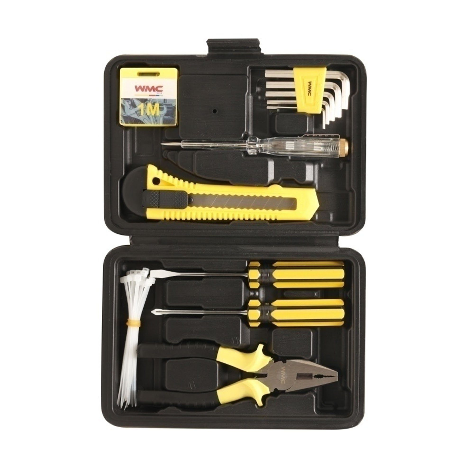 WMC Tools Werkzeugset Set Werkzeugkoffer Heimwerker 33-teilig, Werkzeugkasten (33-St)