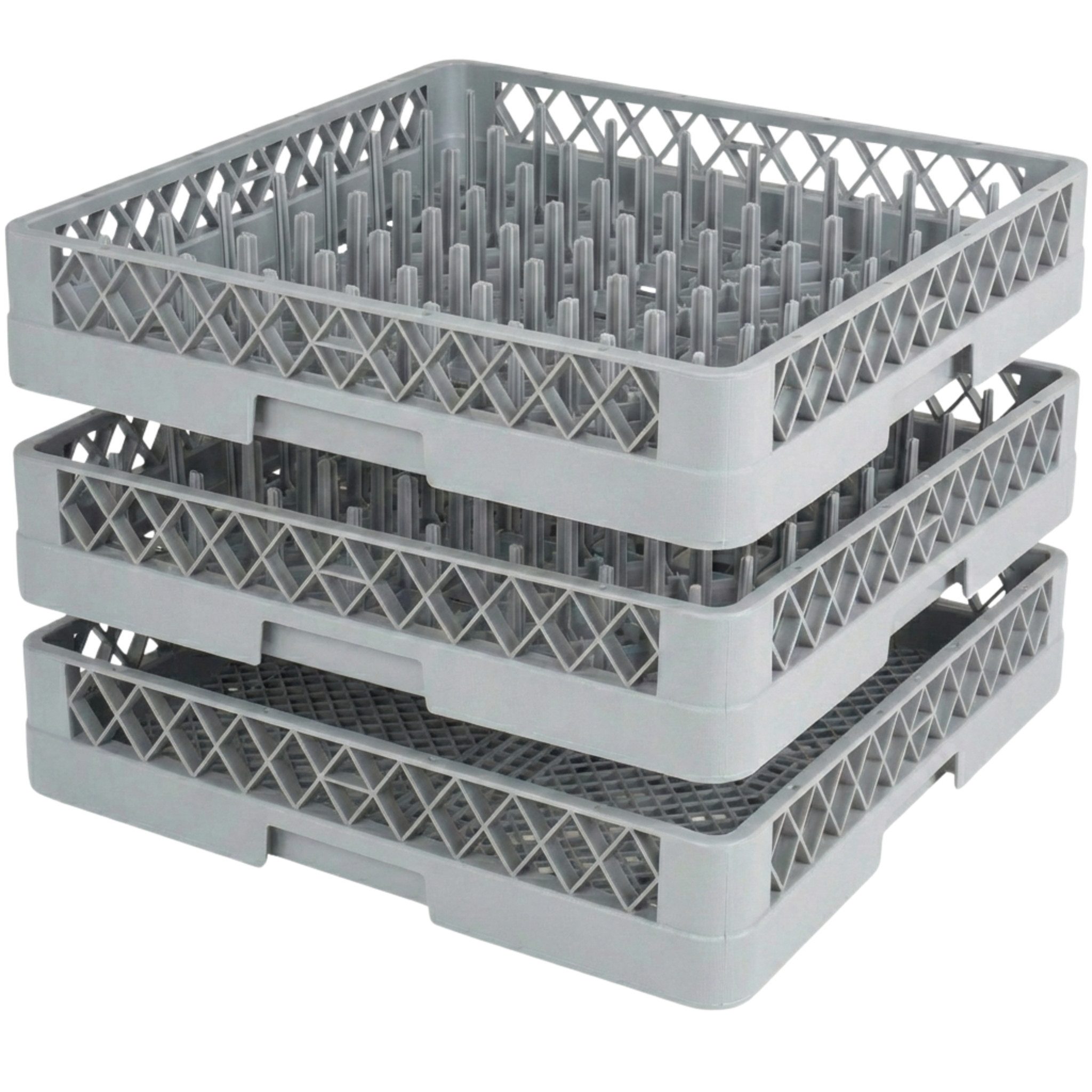 Morleos Geschirrspüleinsatz Geschirrspülkorb 2+1 Set Tellerspülkorb & Besteckspüllkorb, Zubehör für für Geschirrspüler, Spülkorbe für Gastro-Spülmaschine