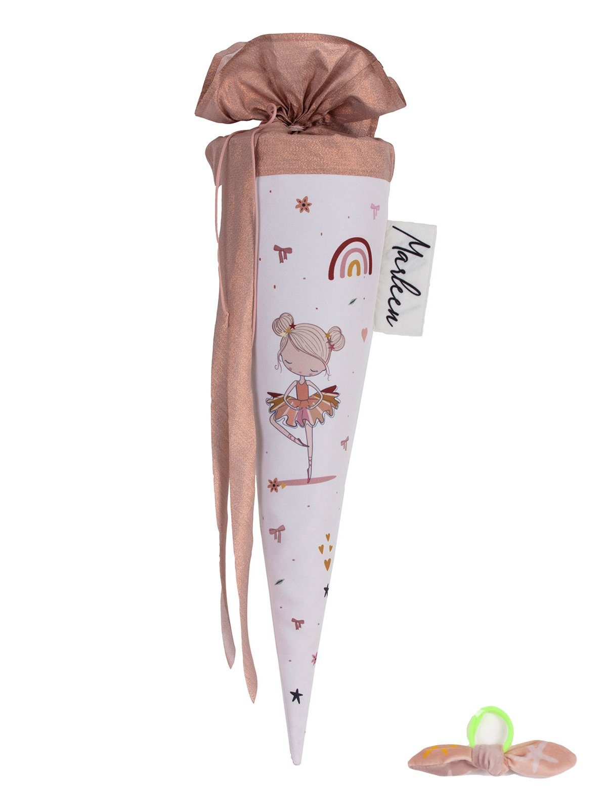 coopz Schultüte Ballerina 70 cm Textil Handmade Personalisierung möglich