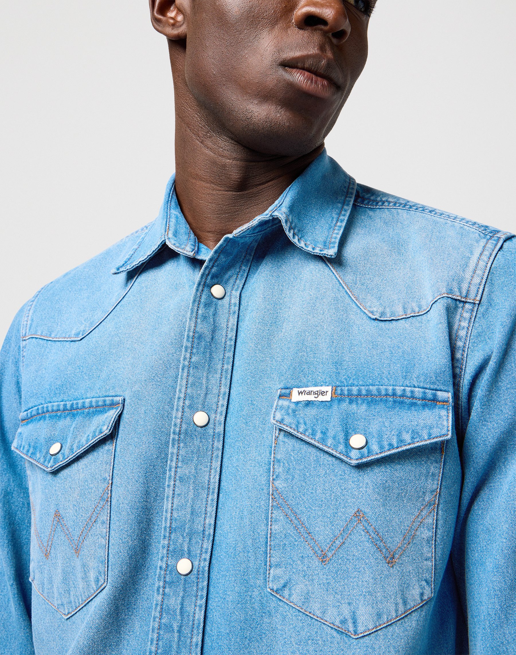 Wrangler Langarmhemd WESTERN SHIRT