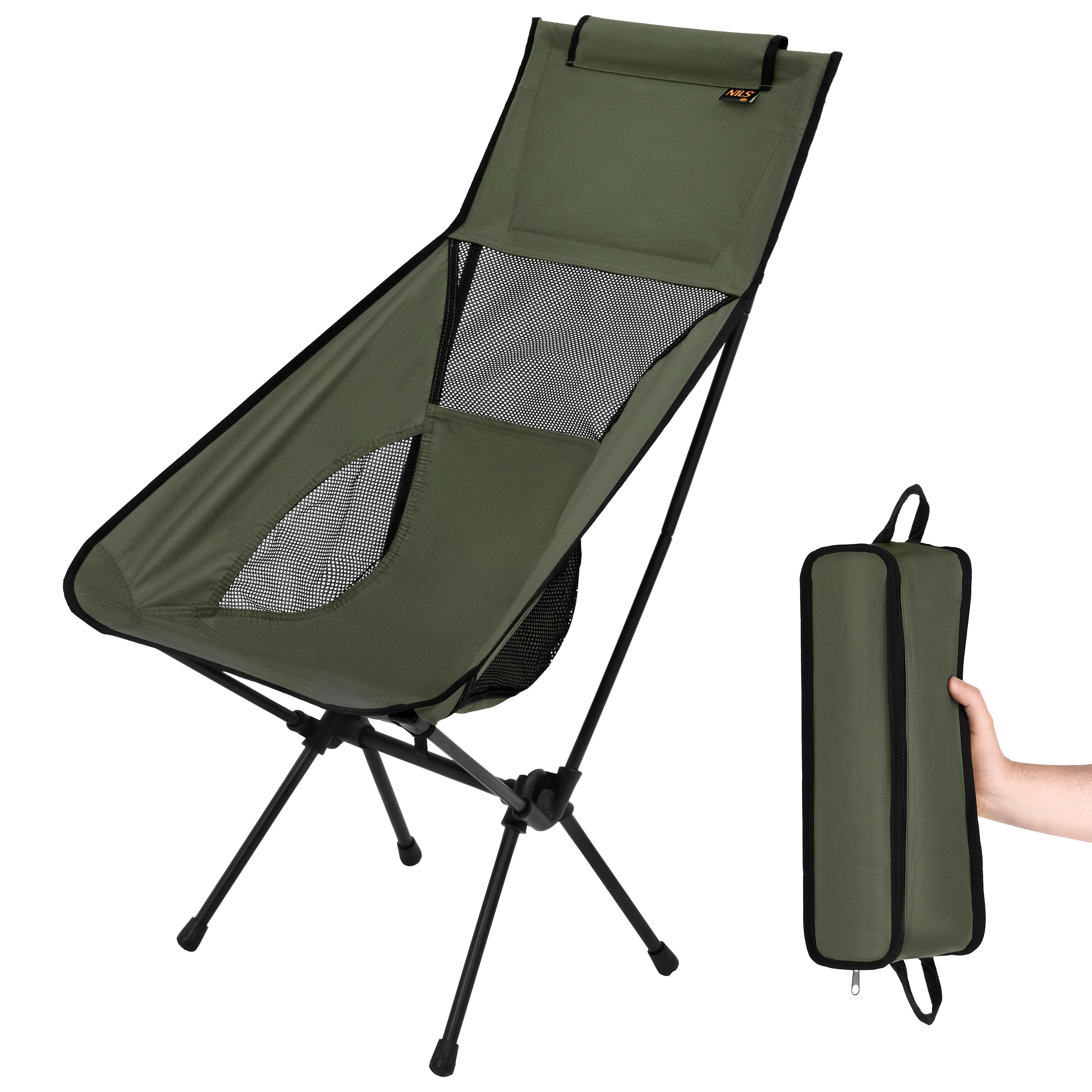 NILS CAMP Campingstuhl Ultraleichter Outdoorstuhl Faltstuhl günstig online kaufen