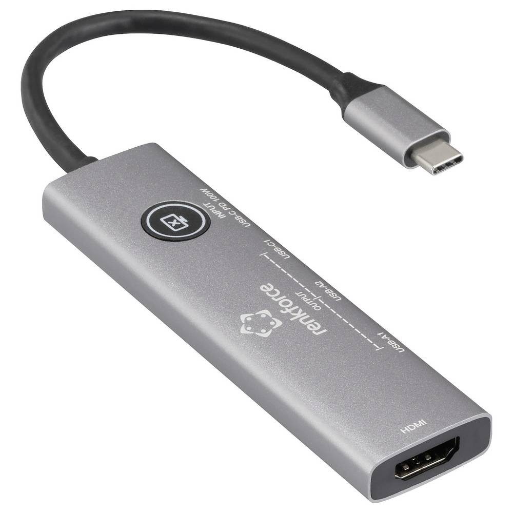 Renkforce Laptop-Dockingstation USB-C® Dockingstation RF-DKS-908 Passend für Marke Dockingstations: