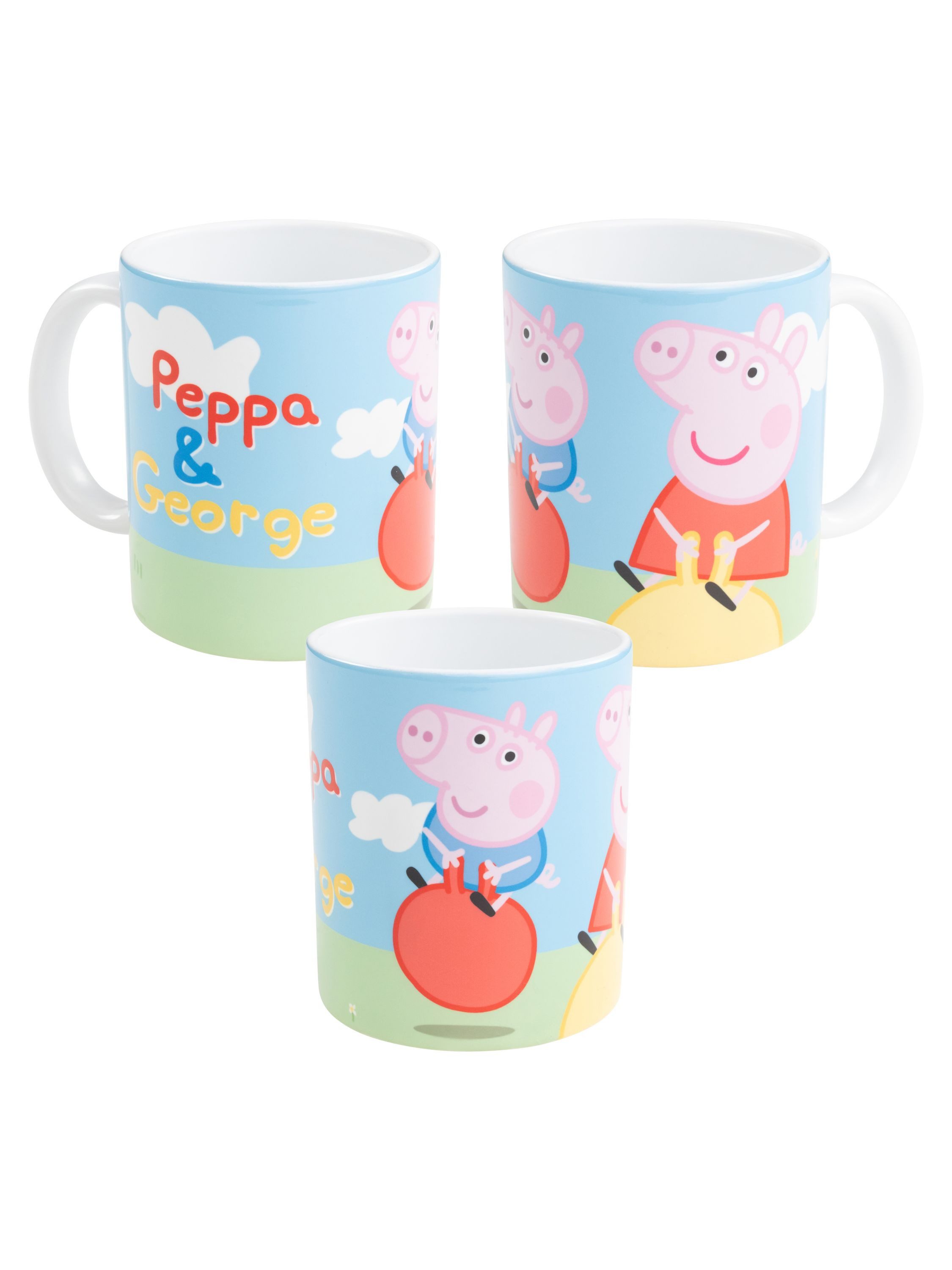 Tasse Peppa Wutz Tasse Peppa & George Becher Kaffeetasse 320 ml