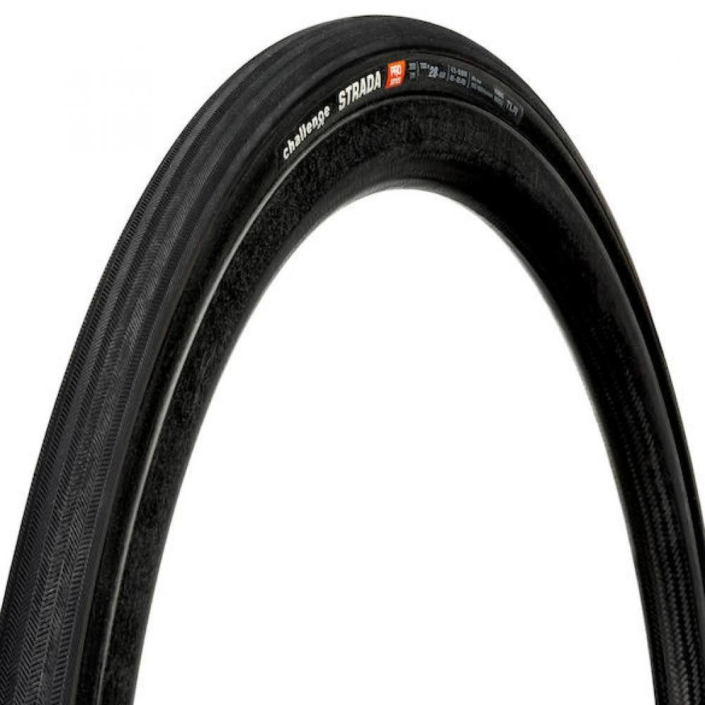 Challenge Fahrradreifen Challenge Road-Reifen Strada Pro Handmade TLR 35-622 Schwarz - schnell