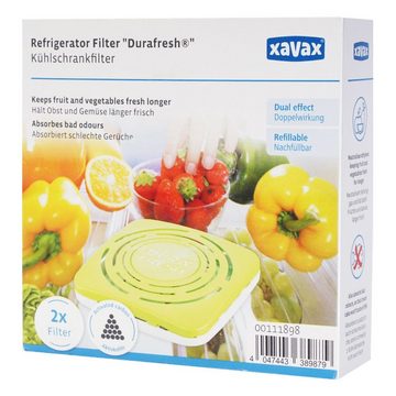 Xavax Geruchsfilter Universal Geruchs-Filter Aktivkohle Durafresh, Kühlschrank-Filter gegen schlechte Gerüche, für alle Kühlschränke