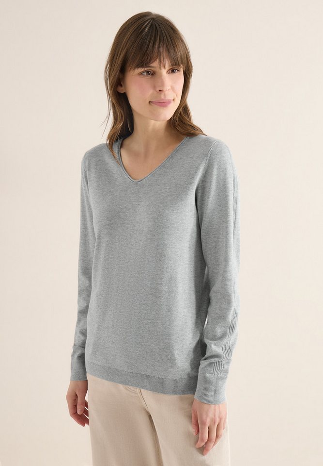 CECIL Strickpullover mit Strick-Detail