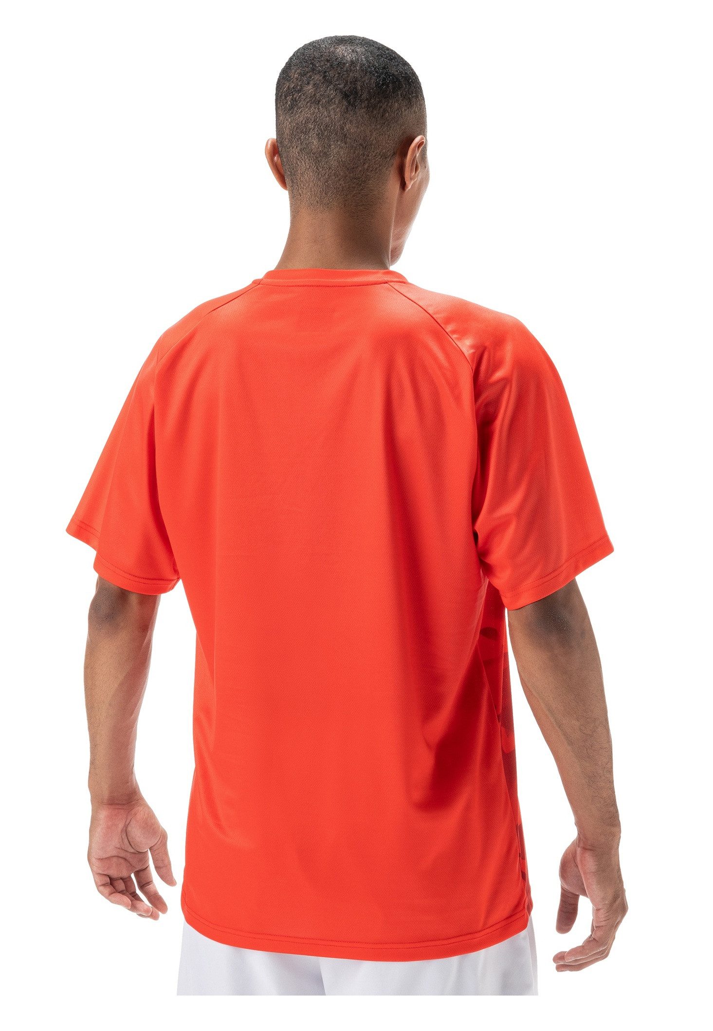 Yonex T-Shirt Crew Neck Club Team YM0033 (100% Polyester) 2025 rot Herren