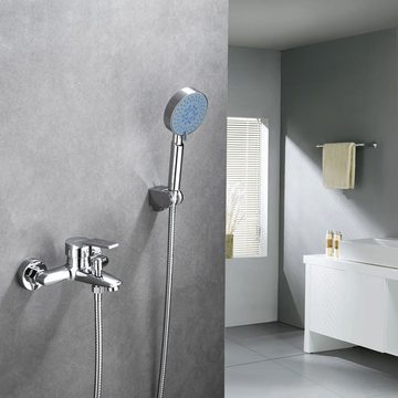 AuraLum pro Duschsystem Badewannenarmatur Wasserhahn Duscharmatur Bade mit Handbrause Duschset