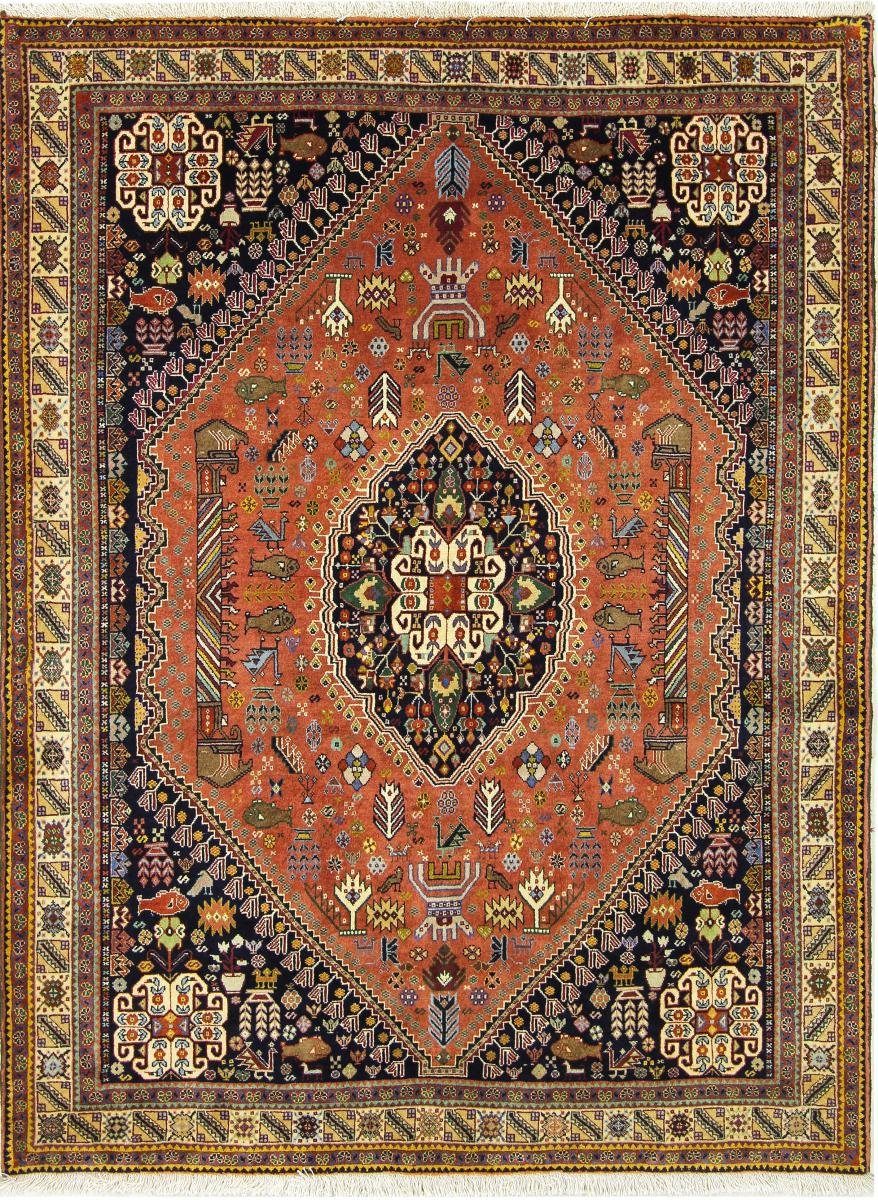 Orientteppich Ghashghai Sherkat 153x201 Handgeknüpfter Orientteppich, Nain Trading, rechteckig, Höhe: 12 mm