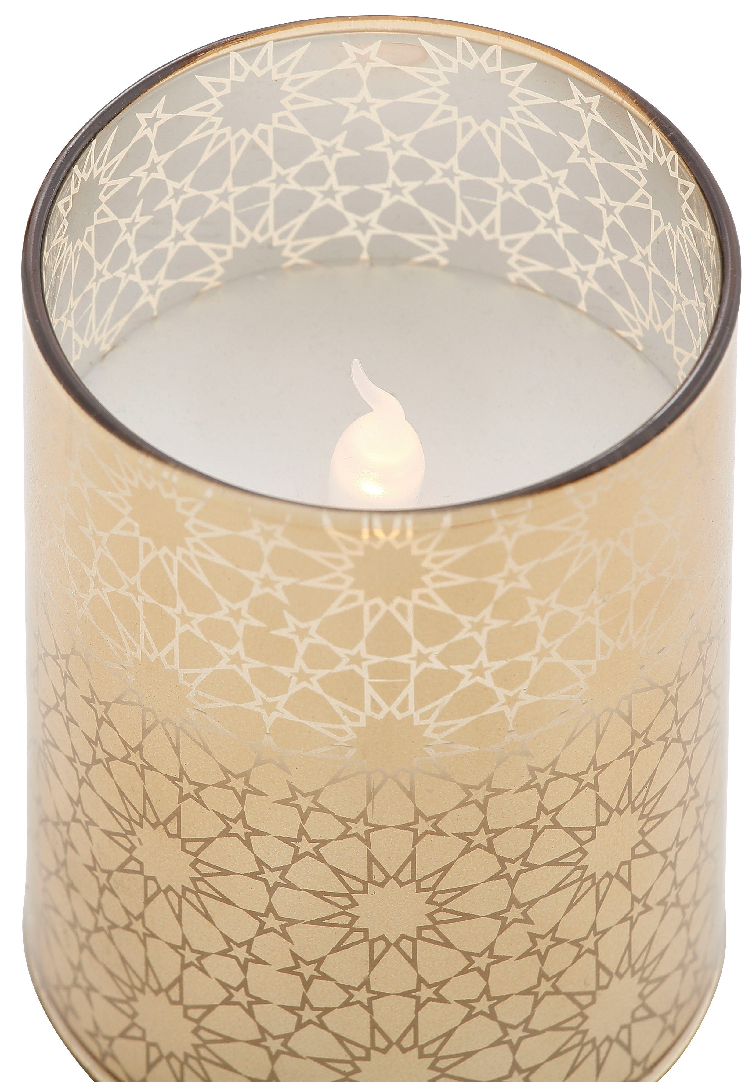 Leonique LED-Kerze Jarle, Weihnachtsdeko (Set, 3-tlg), Ø ca. 7,5 cm, aus Ec günstig online kaufen