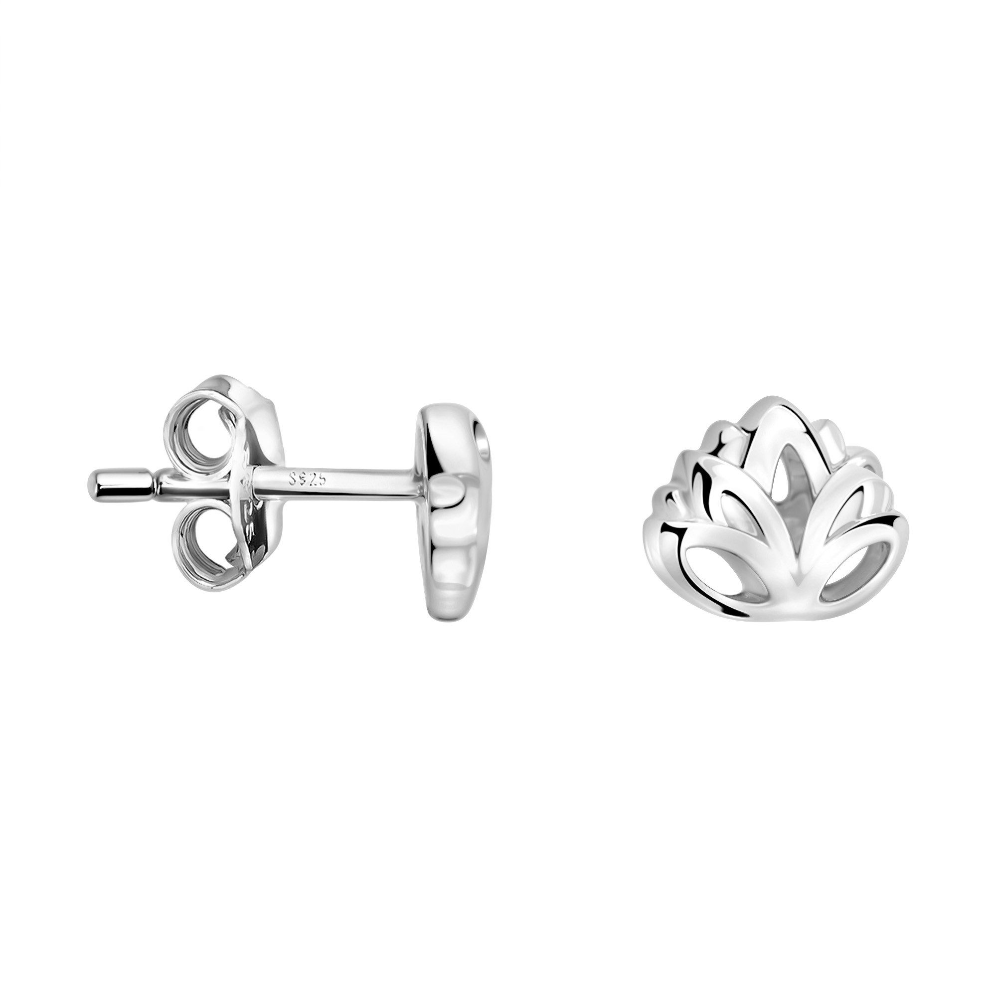 SOFIA MILANI Ohrringe – 925 Silber, Blumen-Ohrstecker, Rhodiniert, Nickelfrei, In Geschenkbox