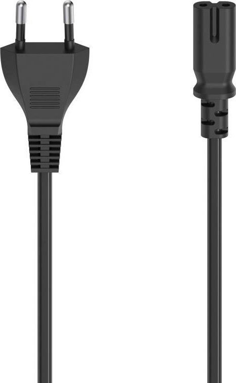 Netzkabel, Euro-Stecker - 2-pol.-Kupplung (Doppelnut), 2,5m Netzkabel Netzkabel