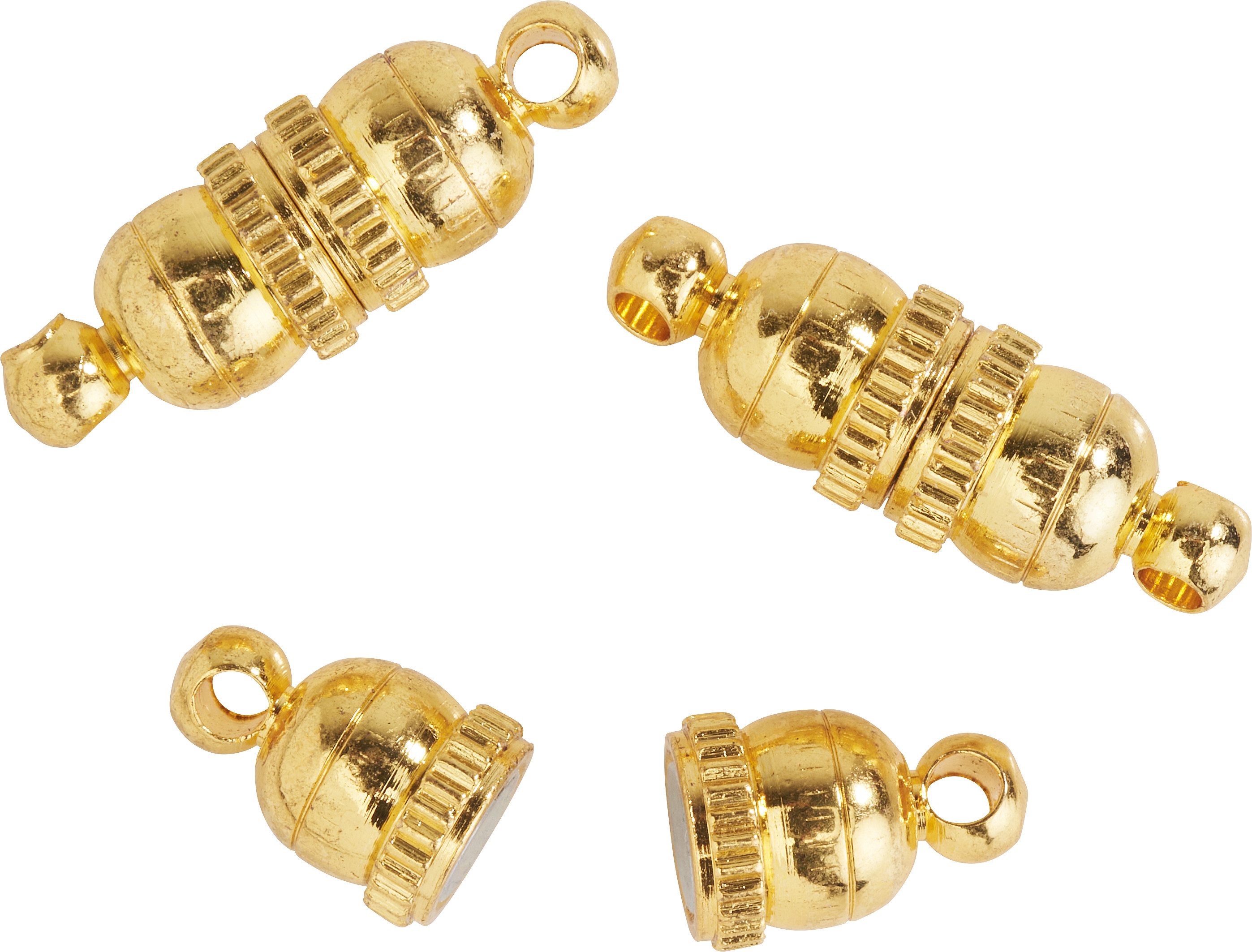 UIT Schmuckset Magnet-Verschluss Cup, 3 Stk., goldfarben