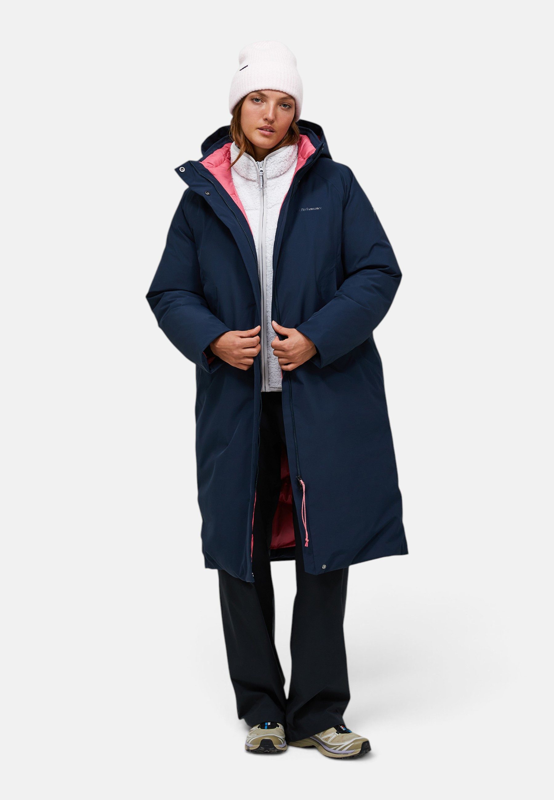 Peak Performance Daunenjacke W Treeline Hipe® 2l Down Shell Parka mit Kapuze